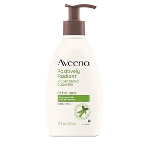 Aveeno Positively Radiant Brightening cleanser 11fl oz