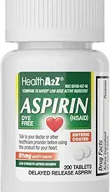 Aspirine 81mg 365 tab
