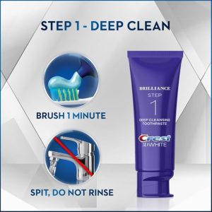 Crest brillance 3D white whitening treatement kit
