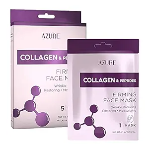 Azure collagen & peptide face mask