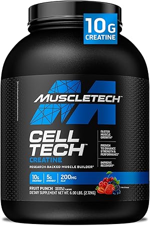 muscletech cell tech creatine fruit punch 6lb