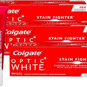 colgate optic white stain fighter fresh mint4.2oz