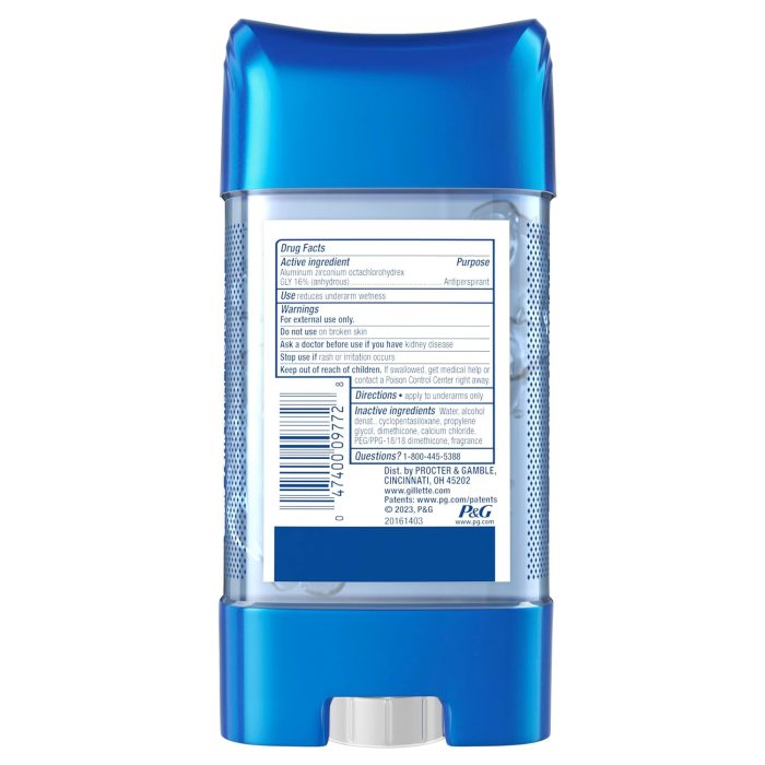 Gillette  cool wave clear shield deo – Image 4