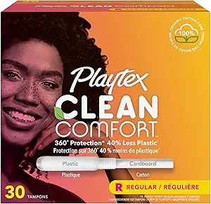 Playtex cotton tampon 30 ct